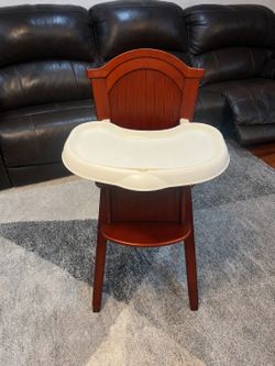 Eddie Bauer wooden high chair