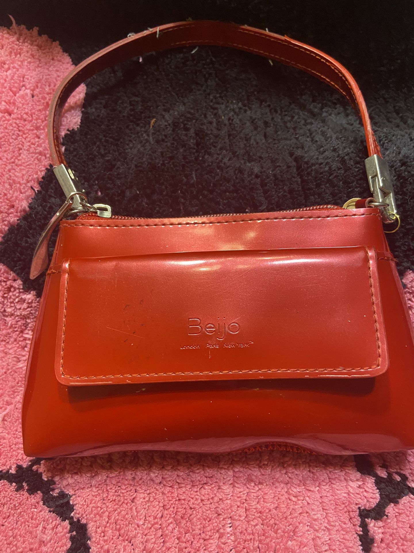 Pre- Love Burgundy In Color With , silver Hardware Beijing