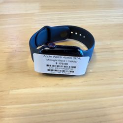 Apple Watch Series 7 (45mm) | Midnight Black | Cellular