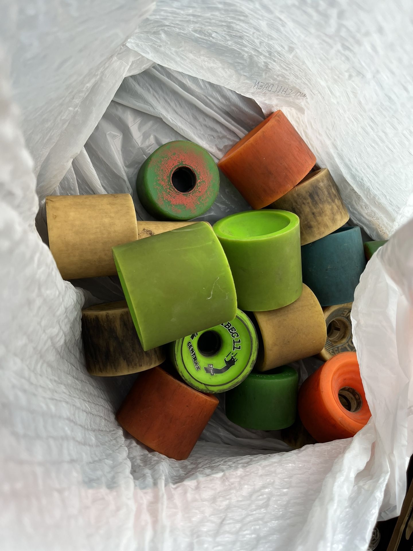 Mix Bagged Of Longboard Wheels 