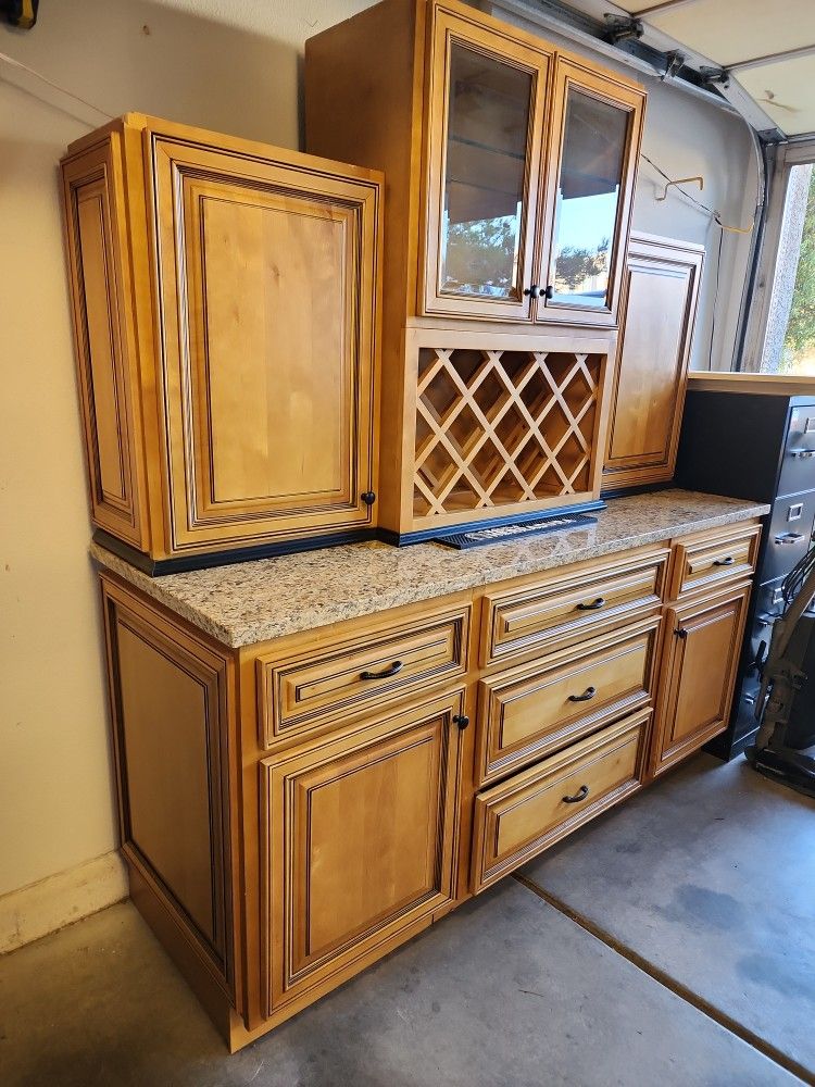 Wine rack cabinet