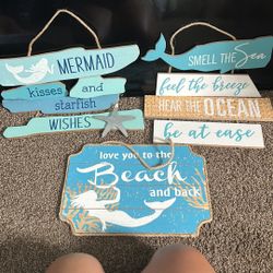 3 Items Beach Decor 