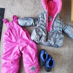 2t Snow Bib Snow Jacket 7 Snow Boots Toddler