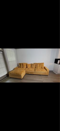 YellowSectional Couch