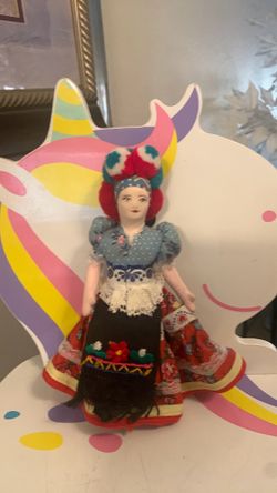 Vintage Hungarian doll 8”