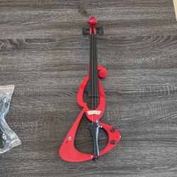 Electric Violin For Decoration Or Parts 