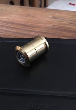 Brass door eye viewer