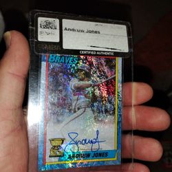 Topps All Star Rookie Kings MBA, #99 Auto Andruw Jones