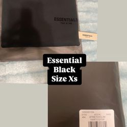 Essential Black Hoodie