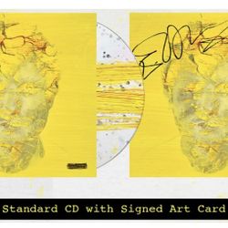ED SHEERAN SUBTRACT CD WITH HAND SIGNED ART CARD AUTOGRAPH SOLD OUT