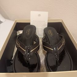COACH wedges Size 6.5