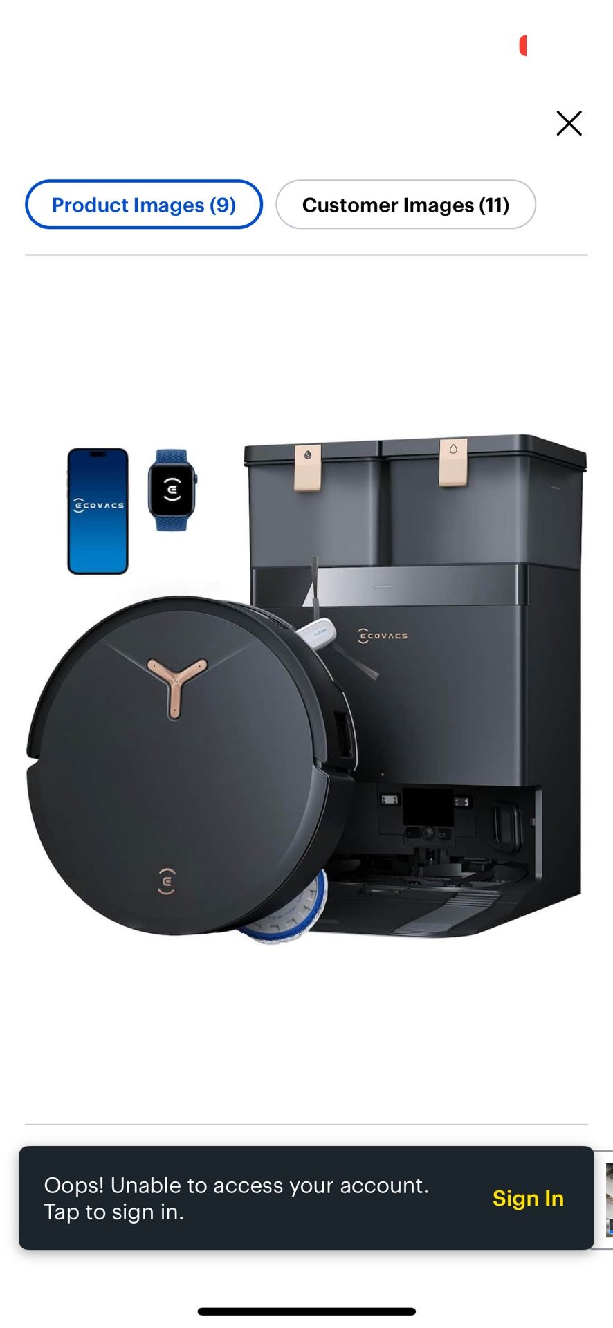 ECOVACS ROBOTICS DEEBOT T50 MAX PRO OMNI