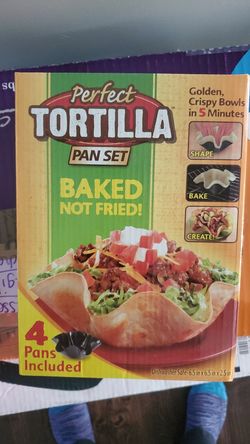 Make your own tortilla bowls. Set of 4, never opened