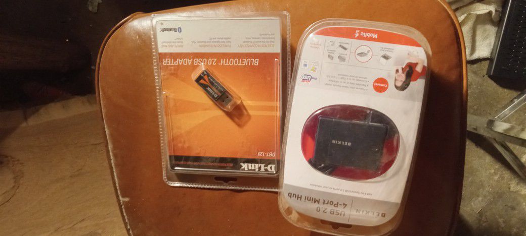 USB Mini Hub And Bluetooth Adapter