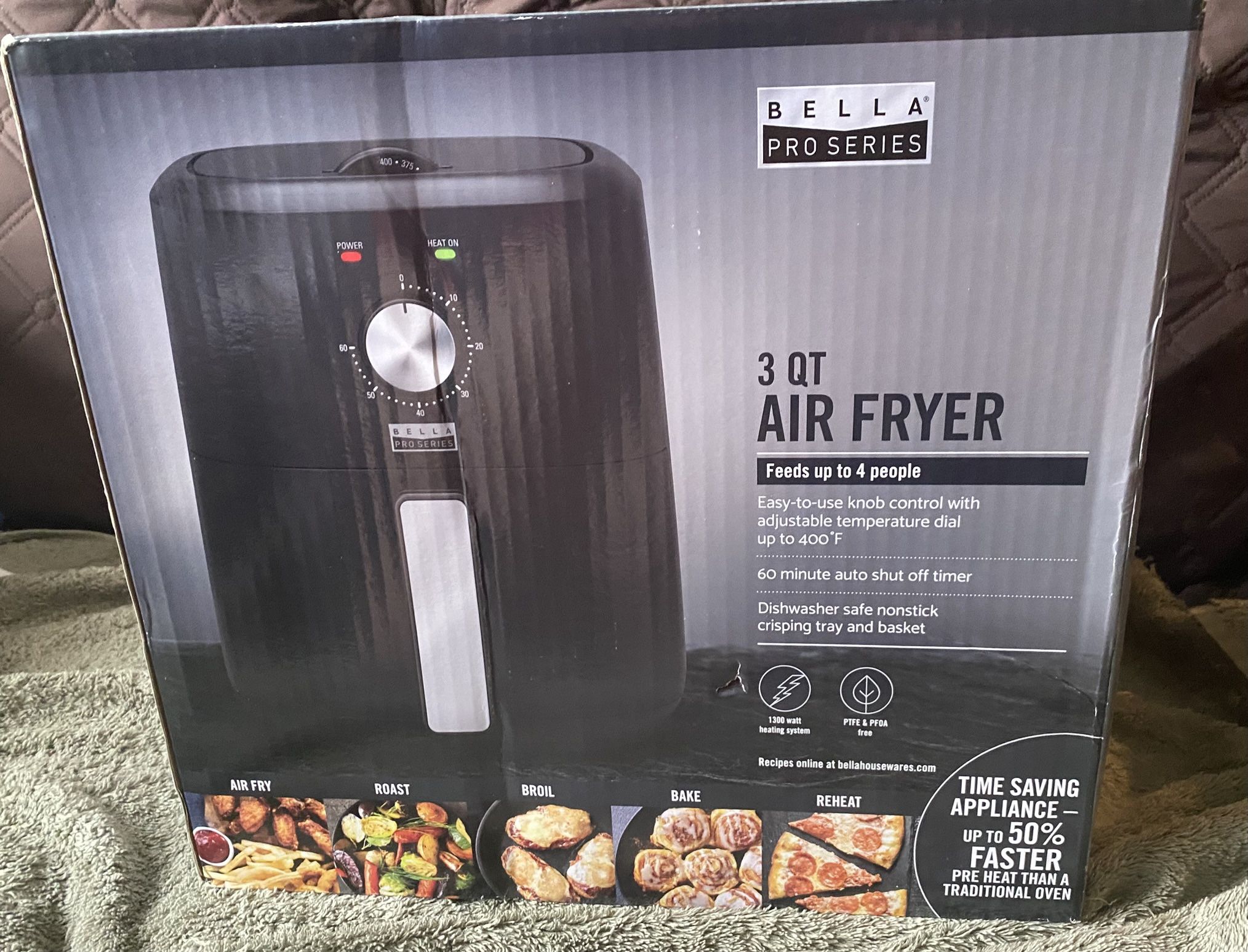 🍳AIR FRYER- Bella Pro Series - 3 QT (NEW IN BOX)
