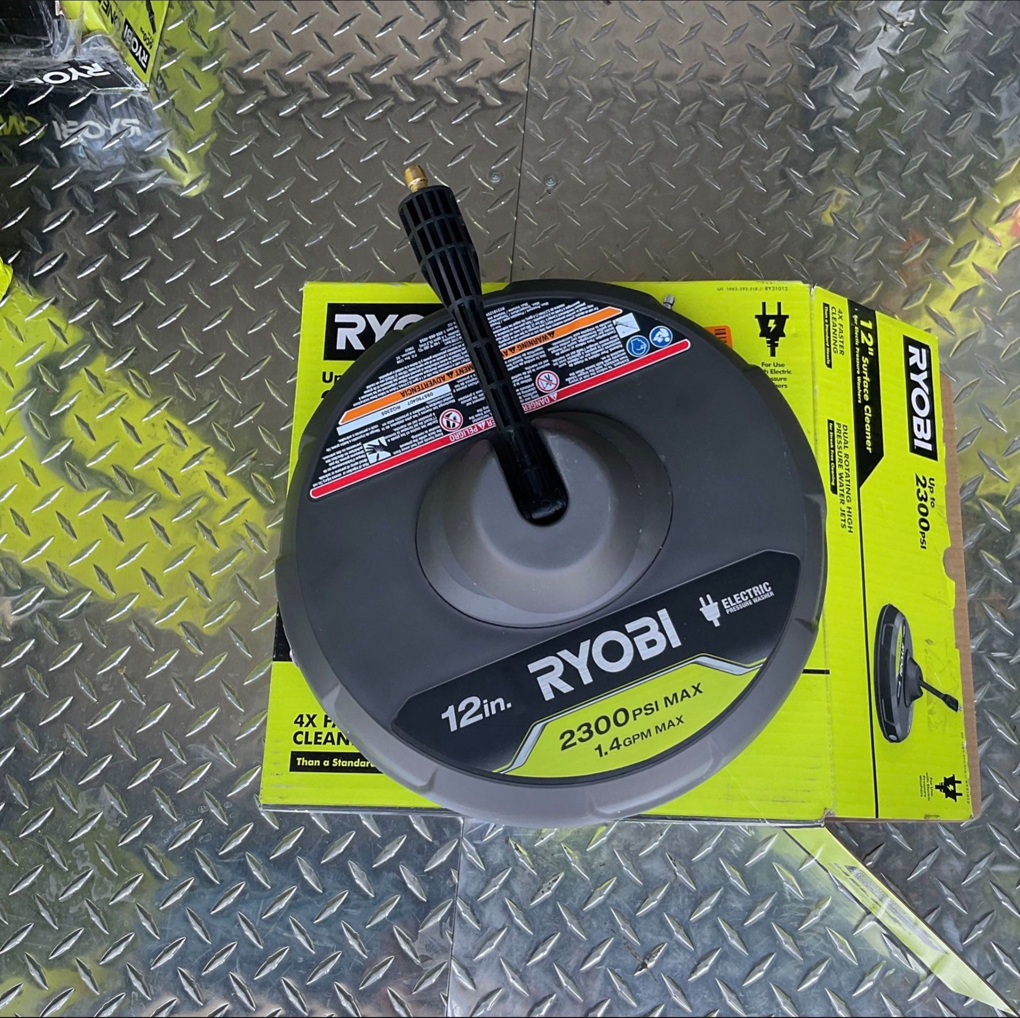 RYOBI 12 in. 2,300 PSI Electric Pressure Washers Surface Cleaner