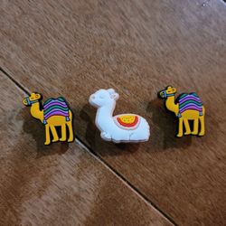 Lot Of 3 Camel Croc Charms 