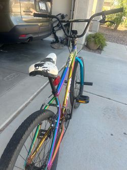 BMX Bike Neo Chrome Rainbow Frame