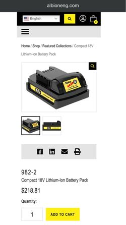 New Albion lithium-ion battery