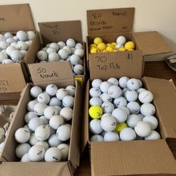 Huge Lot of 690+ Golf Balls – Titleist, Nike, Callaway, TaylorMade & More