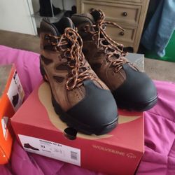 WoLVERINE Work Boots Steel Toe