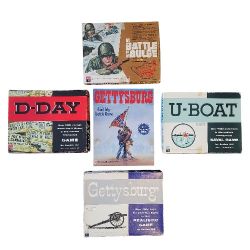 Vintage Avalon Hill Bookshelf Boardgames
