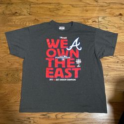2013 MLB Postseason NL East Division Champions Atlanta Braves Shirt!