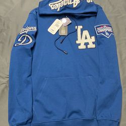 Men’s Pro Standard Los Angeles Dodgers Blue Hoodie - Size Small