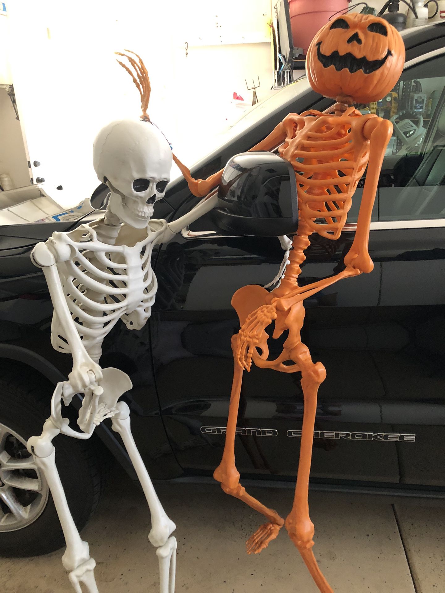 ORANGE SKELETON $20 !! Fun Decor