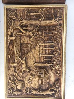 Ceramic wall carvings