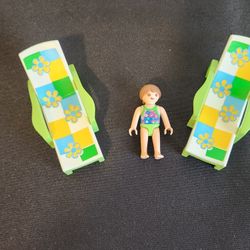 Vintage Playmobil Swimming Set