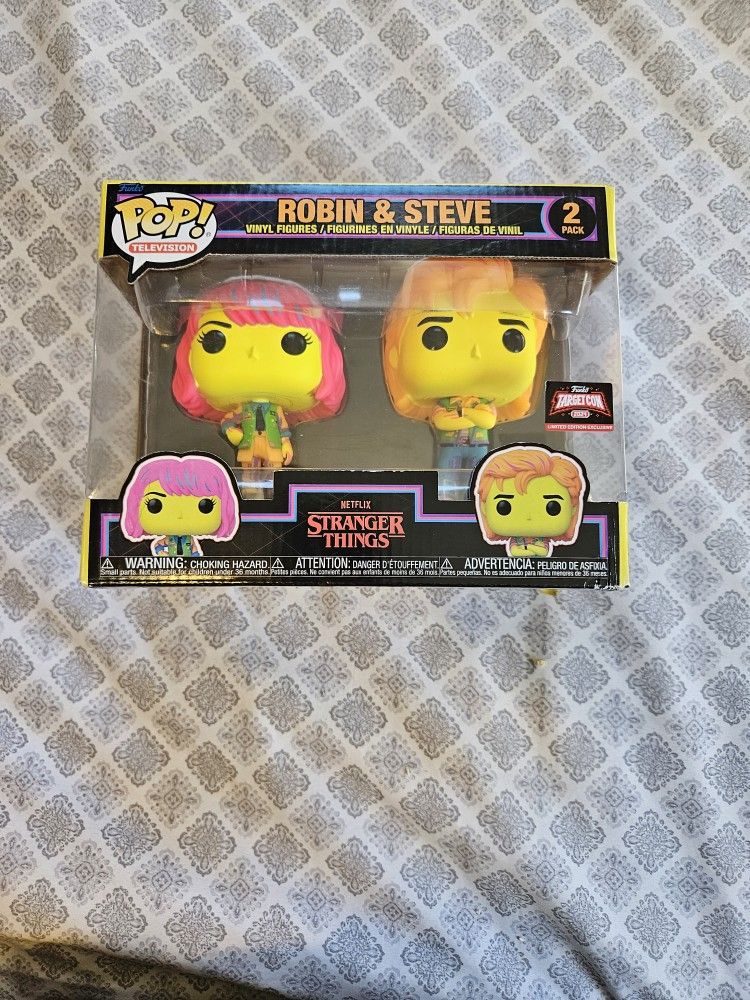 Funko Pop! Vinyl: Stranger Things - Robin & Steve 2-Pack Target Exclusive