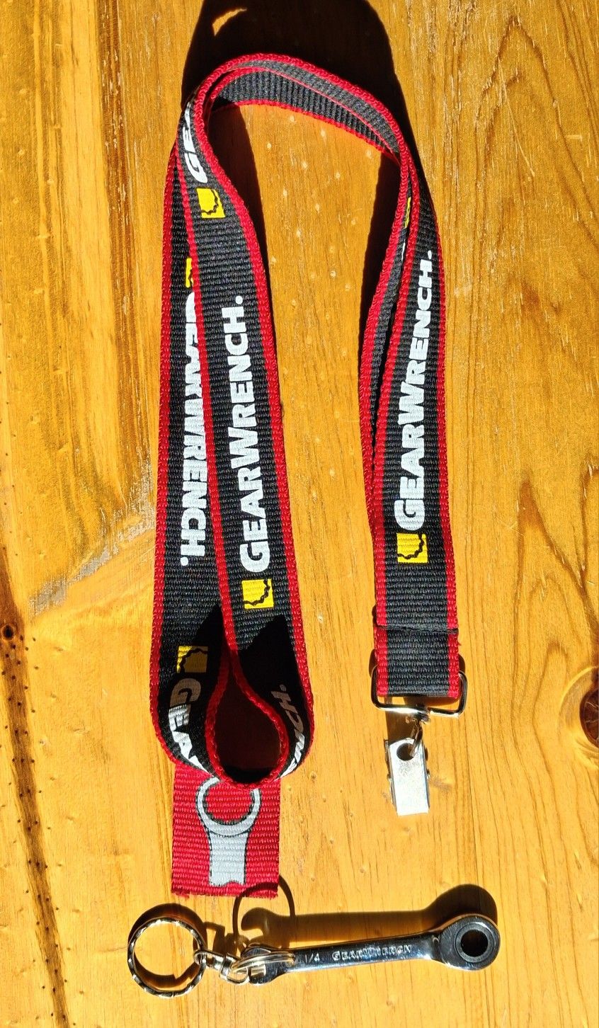 GearWrench Lanyard Plus 1/4 Inch Combination Wrench Keychain