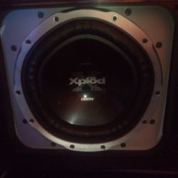 Sony Xploid 12 Inch Subwoofer And Amb