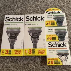 Brand New Schick Bundle All For ($45)(Cash Only)(price Is Firm) 