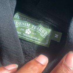 Black Denim Tears Hoodie