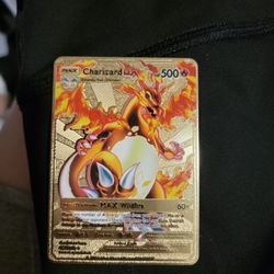 Pokemon Card Charizard DX 52/100 Metal Gold Max Wildfire HP500