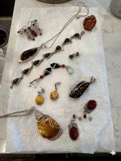 Polish Amber Jewelry Collection – $100–$400