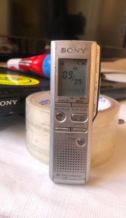 Sony voice recorder works great!!!!