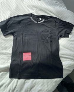 Chrome Hearts Black Pocket T-Shirt logo neck