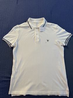 BRAND NEW WITH TAGS🔥White Collared Polo Slim Fit