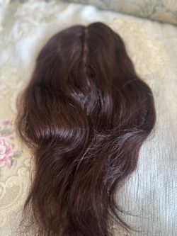 Dark brown wavy hair #hair extensions