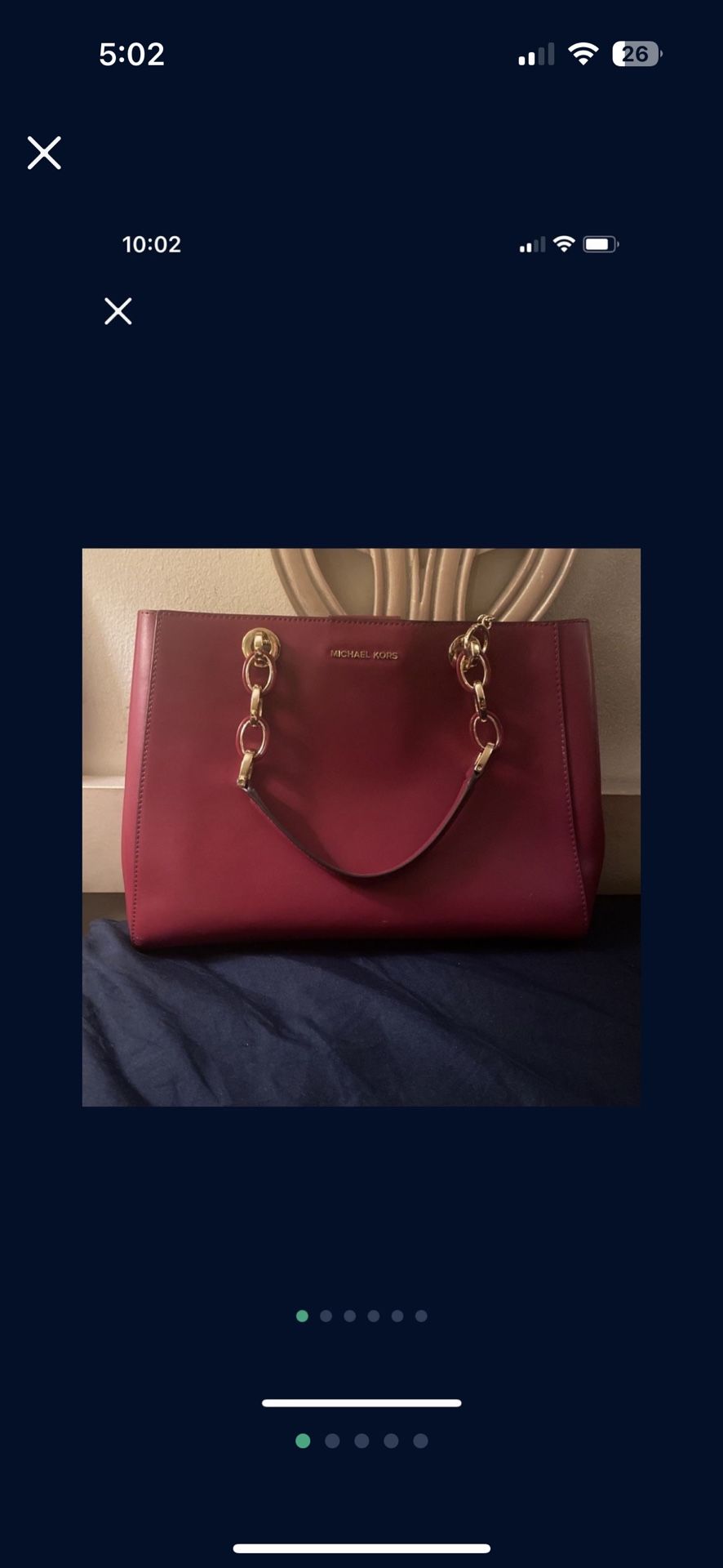 Authentic Michael Kors Bag Purse