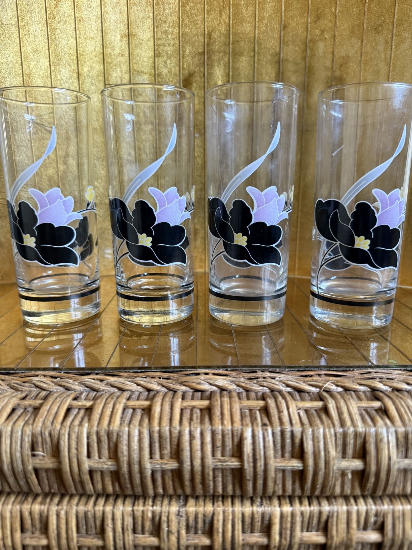 MCM Anis Tumblr Glasses Art Deco X4 Asian