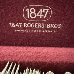 Rogers Bros Silver Flatware Set 
