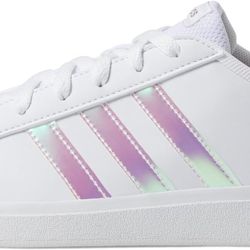 Womens Pink Holographic Adidas Size 9