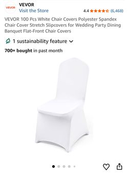 Vevor White chair covers