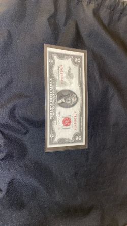 1963 Series C Red Seal $2 Bill