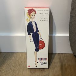 Mattel limited edition antique computer set Barbie