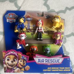 Paw Patrol Blue and Yellow Action Figures Playset